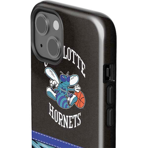 NBA Charlotte Hornets Retro Palms iPhone 15 Impact Case