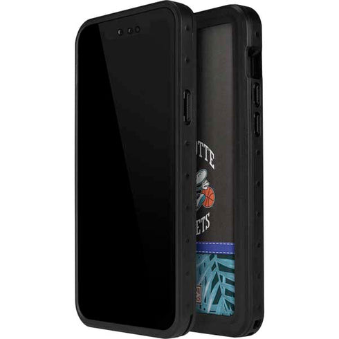 NBA Charlotte Hornets Retro Palms iPhone 15 Plus Waterproof Case