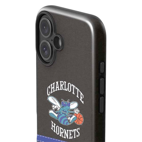 NBA Charlotte Hornets Retro Palms iPhone 16 Impact Case