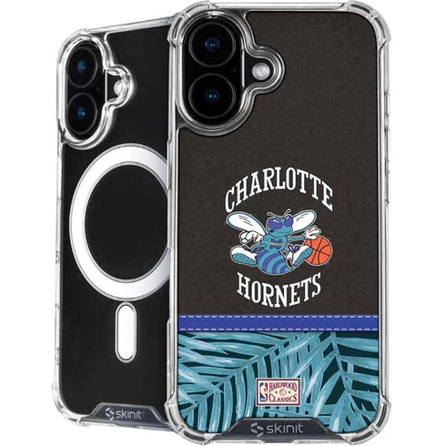 NBA Charlotte Hornets Retro Palms iPhone 16 MagSafe Case