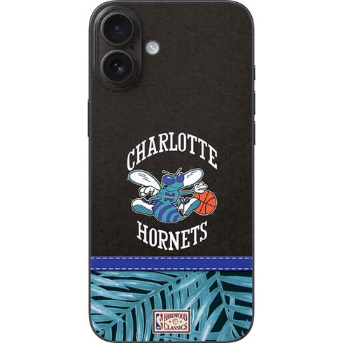 NBA Charlotte Hornets Retro Palms iPhone 16 Plus Skin