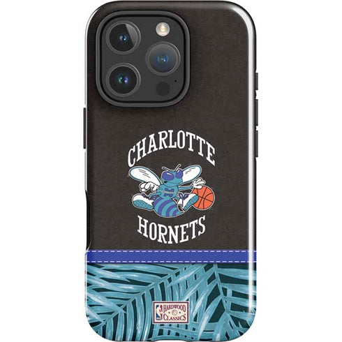 NBA Charlotte Hornets Retro Palms iPhone 16 Pro Max Impact Case