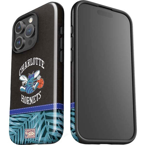 NBA Charlotte Hornets Retro Palms iPhone 16 Pro Max Impact Case