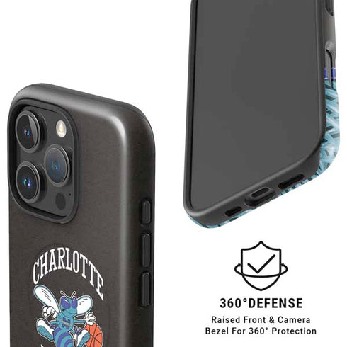 NBA Charlotte Hornets Retro Palms iPhone 16 Pro Max Magsafe Impact Case