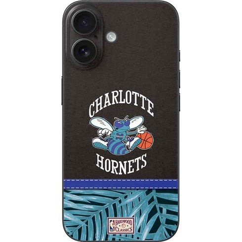 NBA Charlotte Hornets Retro Palms iPhone 16 Skin