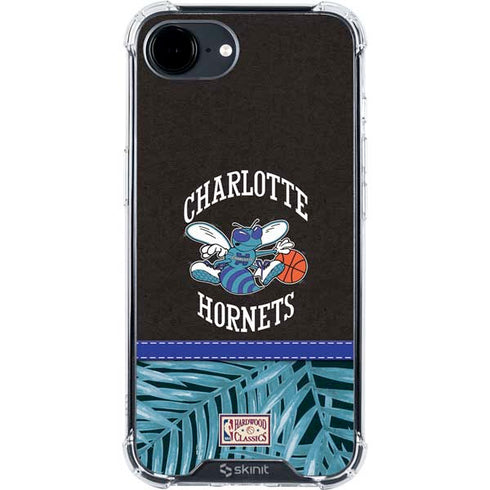 NBA Charlotte Hornets Retro Palms iPhone 16e Clear Case