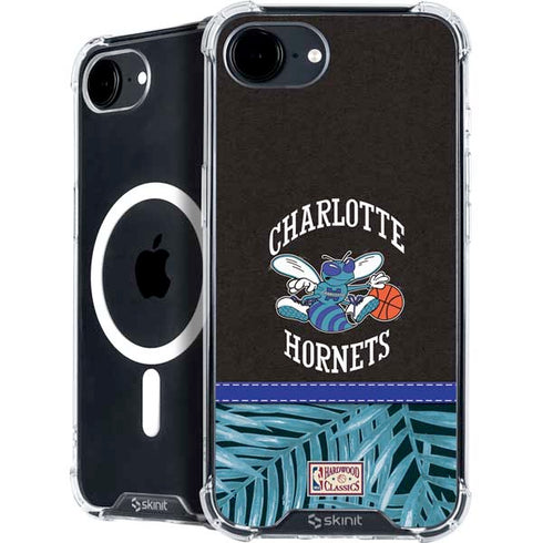 NBA Charlotte Hornets Retro Palms iPhone 16e MagSafe Case
