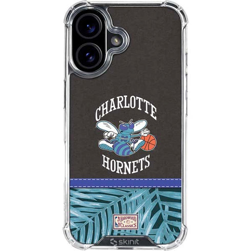 NBA Charlotte Hornets Retro Palms iPhone 17 Clear Case