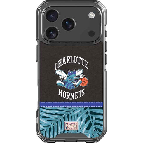 NBA Charlotte Hornets Retro Palms iPhone 18 Pro Clear Case