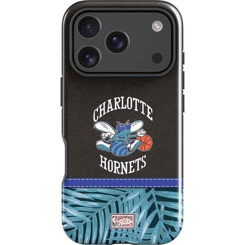 NBA Charlotte Hornets Retro Palms iPhone 18 Pro Impact Case