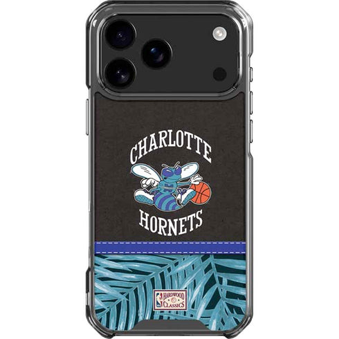 NBA Charlotte Hornets Retro Palms iPhone 18 Pro Max Clear Case