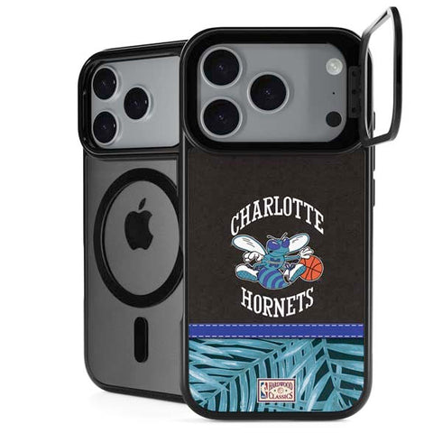 NBA Charlotte Hornets Retro Palms iPhone 18 Pro Max Kickstand Case