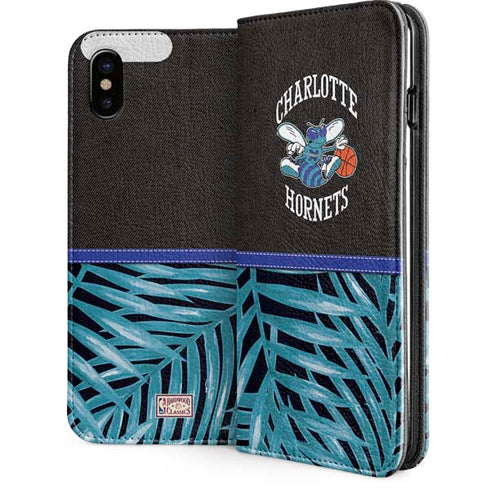 NBA Charlotte Hornets Retro Palms iPhone 8 Folio Case