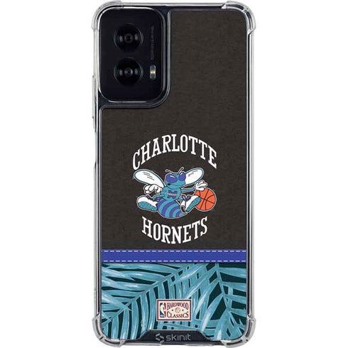 NBA Charlotte Hornets Retro Palms Moto G Power 5G (2024) Clear Case