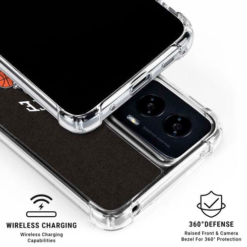 NBA Charlotte Hornets Retro Palms Moto G Power 5G (2024) Clear Case