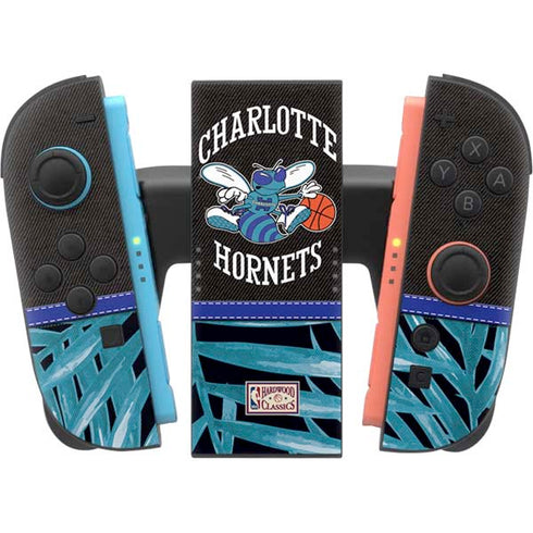NBA Charlotte Hornets Retro Palms Nintendo Switch 2 (2025) Joy-Con Controller Skin