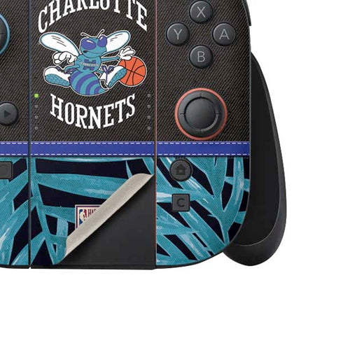 NBA Charlotte Hornets Retro Palms Nintendo Switch 2 (2025) Joy-Con Controller Skin