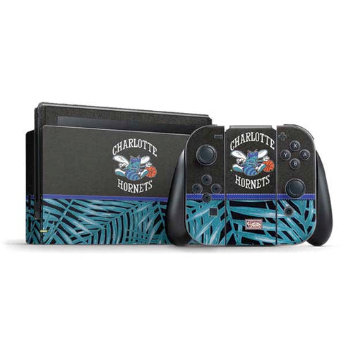 NBA Charlotte Hornets Retro Palms Nintendo Skins