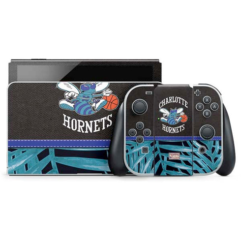 NBA Charlotte Hornets Retro Palms Nintendo Skins
