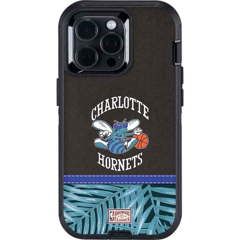 NBA Charlotte Hornets Retro Palms Otterbox Defender iPhone Skin