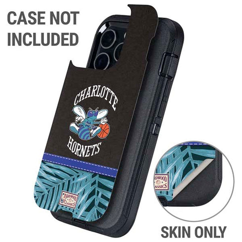 NBA Charlotte Hornets Retro Palms Otterbox Defender iPhone Skin