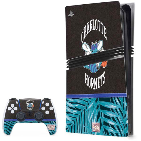 NBA Charlotte Hornets Retro Palms PS5 Pro Bundle Skin