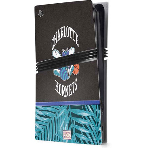 NBA Charlotte Hornets Retro Palms PS5 Pro Console Skin