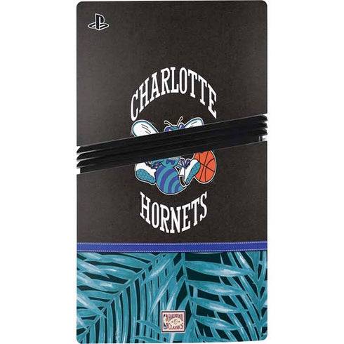 NBA Charlotte Hornets Retro Palms PS5 Pro Console Skin