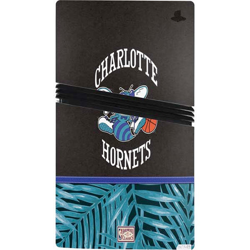 NBA Charlotte Hornets Retro Palms PS5 Pro Console Skin