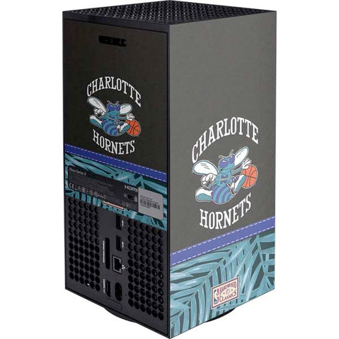 NBA Charlotte Hornets Retro Palms XBox Series X Digital Edition Console Skin