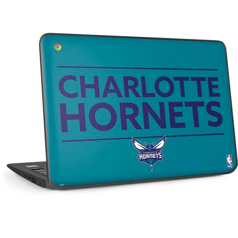 NBA Charlotte Hornets Standard - Blue HP Chromebook Skin