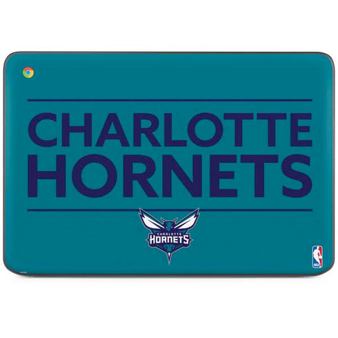 NBA Charlotte Hornets Standard - Blue HP Chromebook Skin