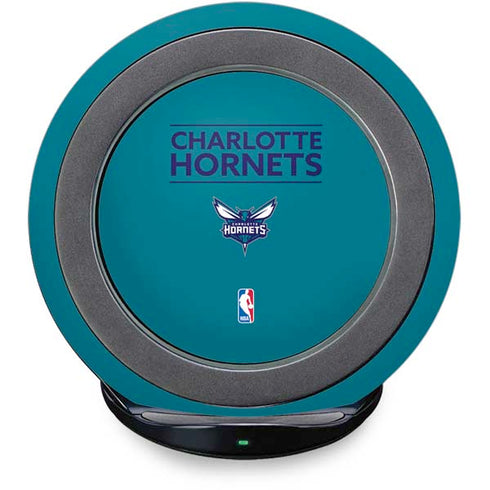 NBA Charlotte Hornets Standard - Blue Fast Charge Wireless Charging Stand Skin