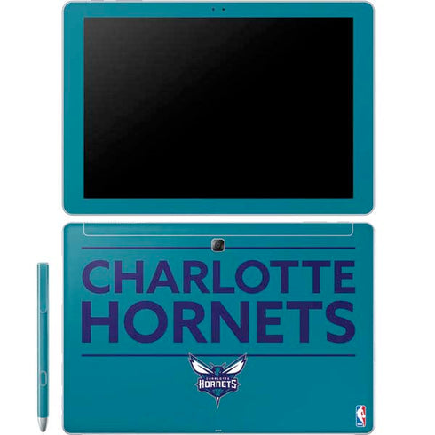 NBA Charlotte Hornets Standard - Blue Galaxy Book 12in Skin