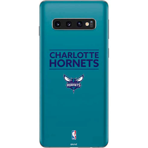 NBA Charlotte Hornets Standard - Blue Galaxy S10 Skin