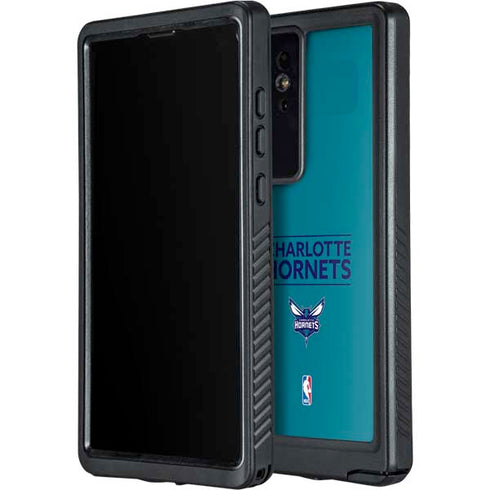 NBA Charlotte Hornets Standard - Blue Galaxy S24 Ultra Waterproof Case