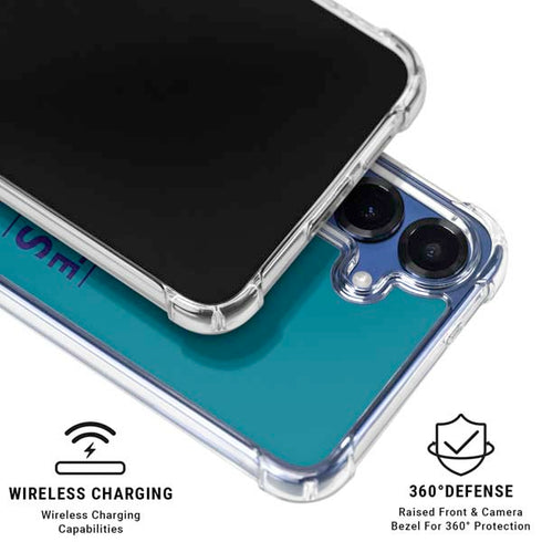 NBA Charlotte Hornets Standard - Blue Galaxy S25 Plus Clear Case