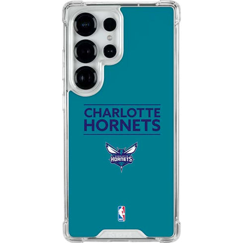 NBA Charlotte Hornets Standard - Blue Galaxy S25 Ultra Clear Case