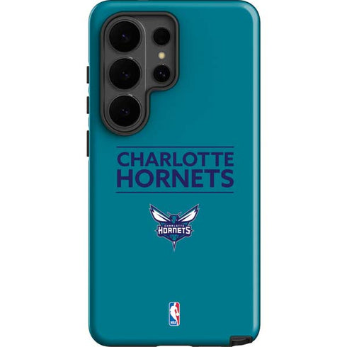 NBA Charlotte Hornets Standard - Blue Galaxy S26 Ultra Impact Case