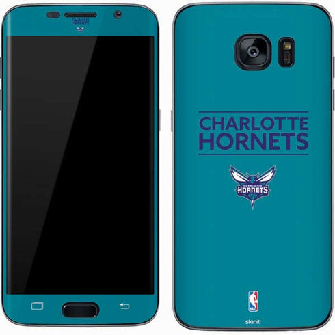 NBA Charlotte Hornets Standard - Blue Galaxy S7 Skin
