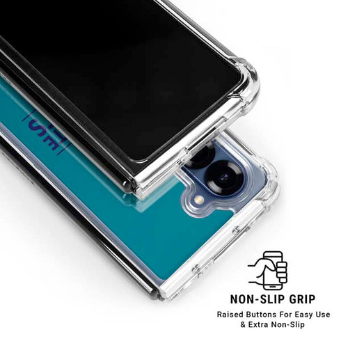 NBA Charlotte Hornets Standard - Blue Galaxy Z Fold6 Clear Case