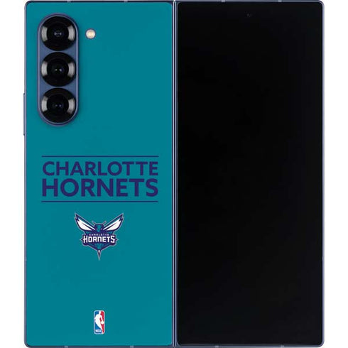 NBA Charlotte Hornets Standard - Blue Galaxy Z Fold6 Skin