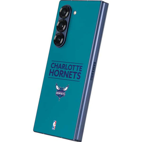 NBA Charlotte Hornets Standard - Blue Galaxy Z Fold6 Skin