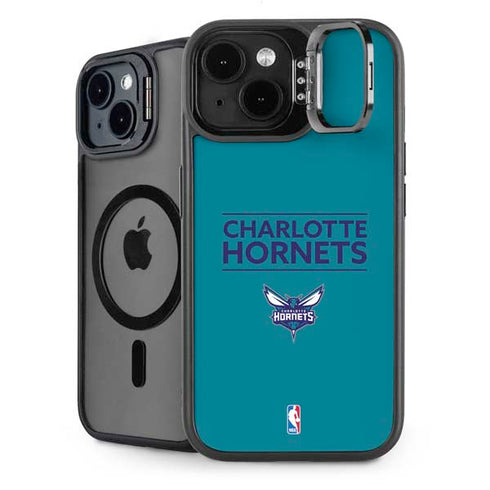 NBA Charlotte Hornets Standard - Blue iPhone 14 Plus Kickstand Case