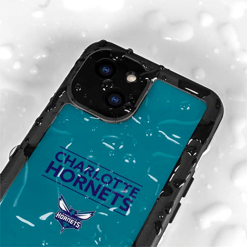NBA Charlotte Hornets Standard - Blue iPhone 15 Plus Waterproof Case