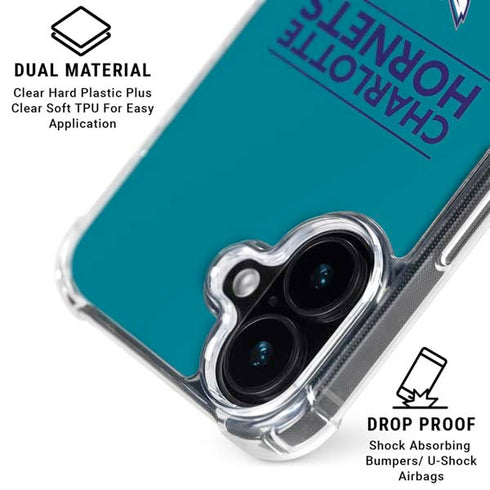 NBA Charlotte Hornets Standard - Blue iPhone 16 MagSafe Case