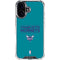 NBA Charlotte Hornets Standard - Blue iPhone 16 Plus Clear Case