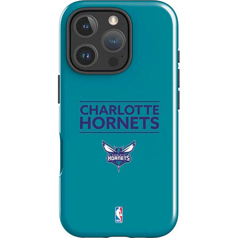 NBA Charlotte Hornets Standard - Blue iPhone 16 Pro Impact Case