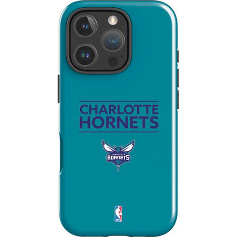 NBA Charlotte Hornets Standard - Blue iPhone 16 Pro Max Impact Case
