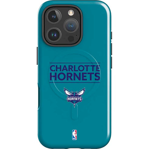 NBA Charlotte Hornets Standard - Blue iPhone 16 Pro Max Magsafe Impact Case